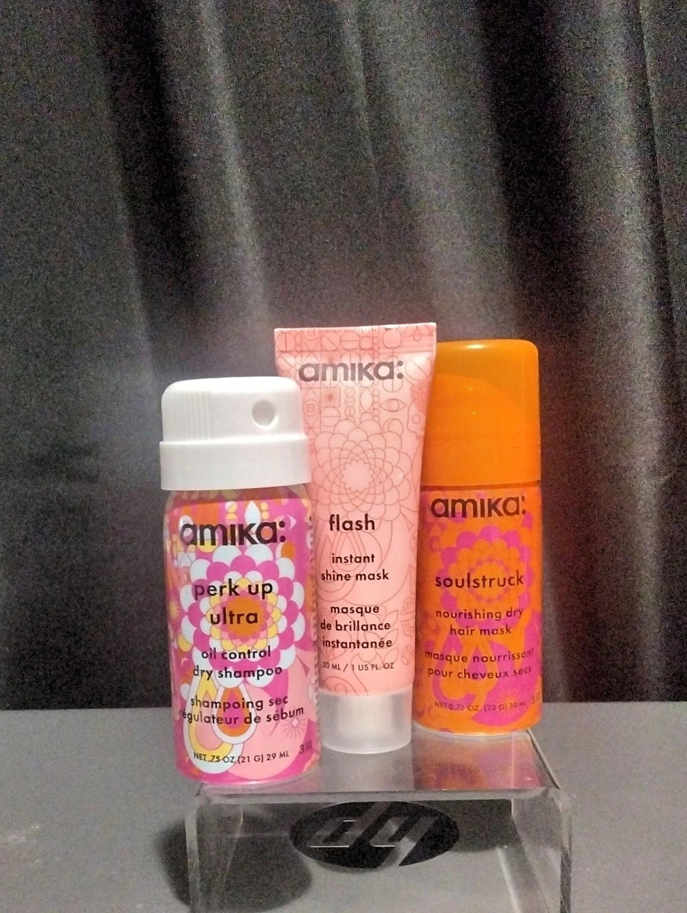 amika: Perk Up Ultra, Flash Instant Shine Mask, and Soulstruck Trio Set: Perk Up